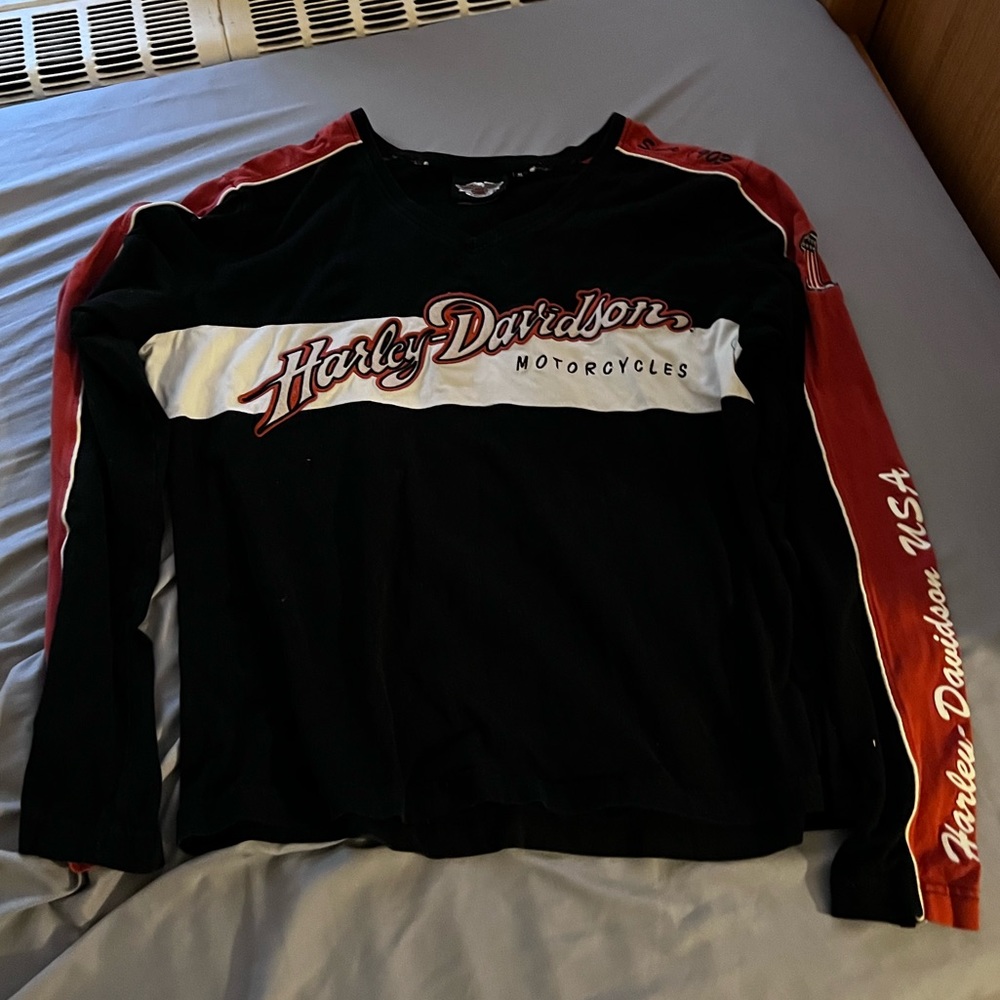 harley davidson motorcycles long sleeve shirt size xl